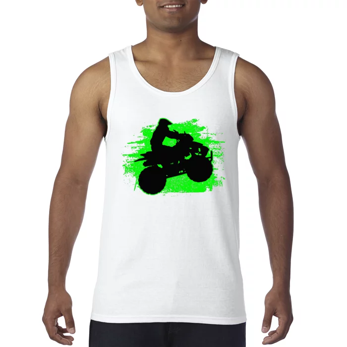 4 Wheeler Quad Bike ATV Riding Gift Tank Top