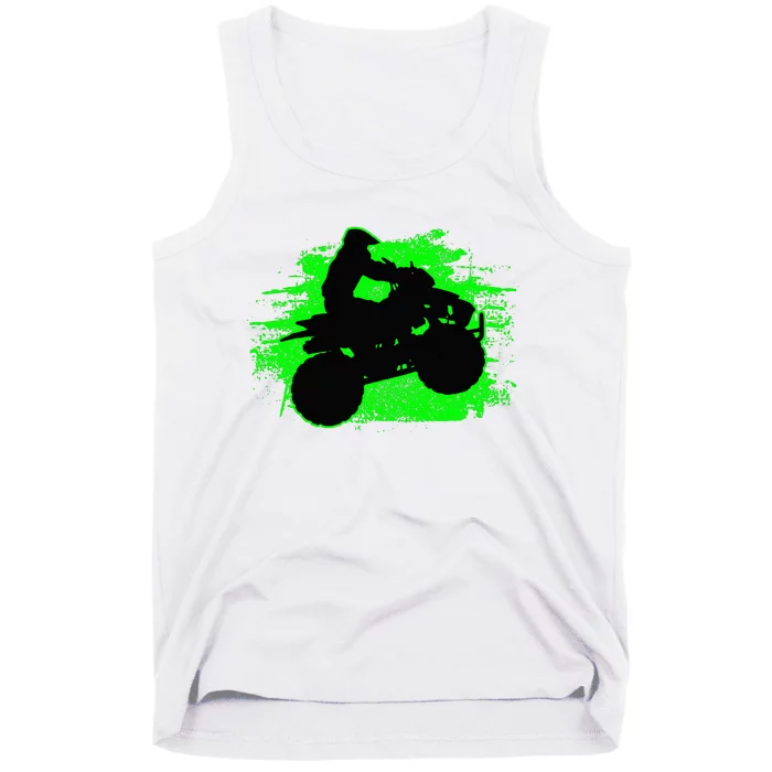 4 Wheeler Quad Bike ATV Riding Gift Tank Top