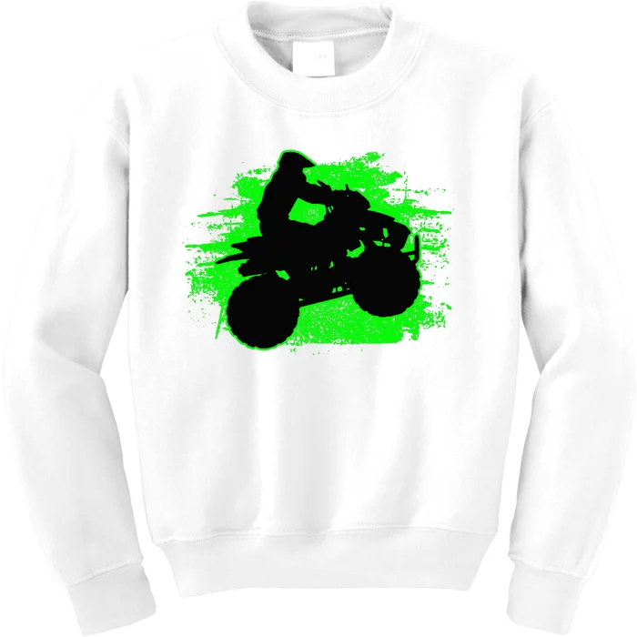 4 Wheeler Quad Bike ATV Riding Gift Kids Sweatshirt