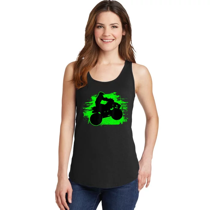 4 Wheeler Quad Bike ATV Riding Gift Men Ladies Essential Tank