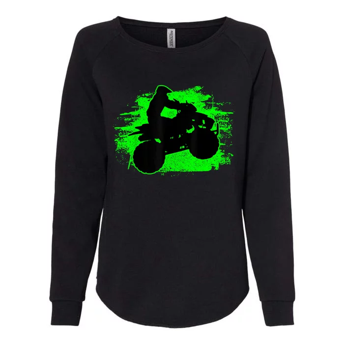 4 Wheeler Quad Bike ATV Riding Gift Men Womens California Wash Sweatshirt