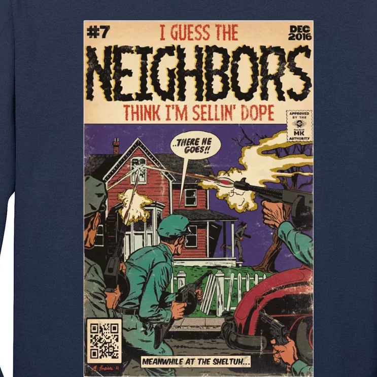 4 Your Eyez Only Album Neighbors Lyrics I Guess The Neighbors Think IM Sellin Tall Long Sleeve T-Shirt