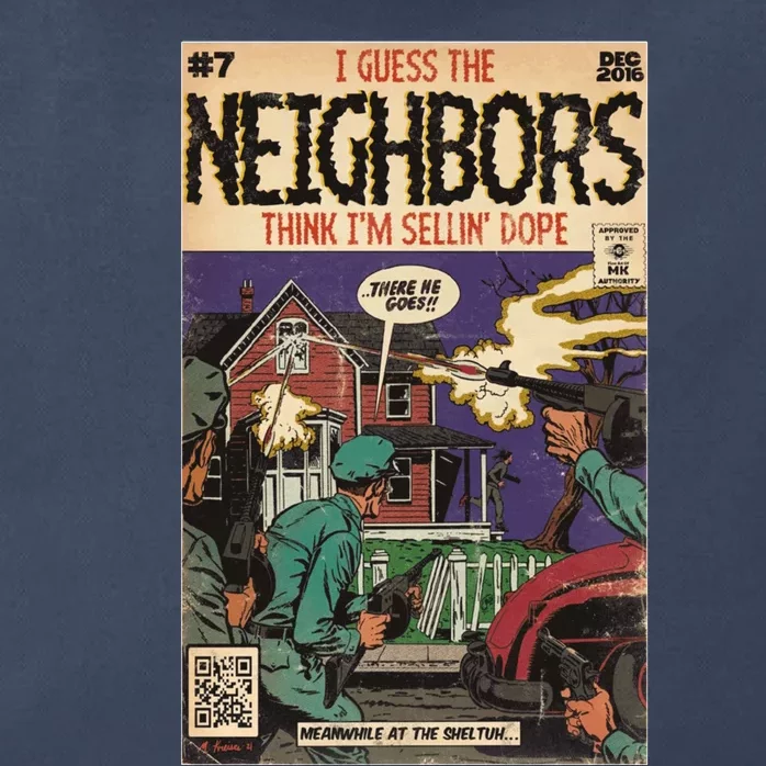 4 Your Eyez Only Album Neighbors Lyrics I Guess The Neighbors Think IM Sellin Zip Tote Bag