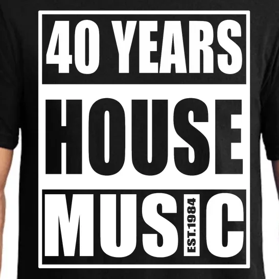 40 Years House Music Edm 1984 A Design For House Music Lovers Pajama Set