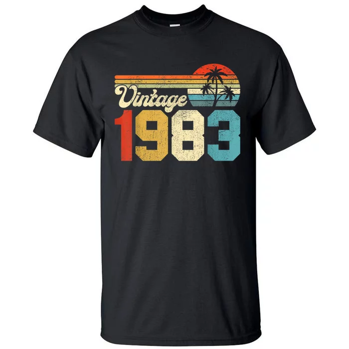 40 Year Old Gift Vintage 1983 Made In 1983 40th Birthday Tall T-Shirt