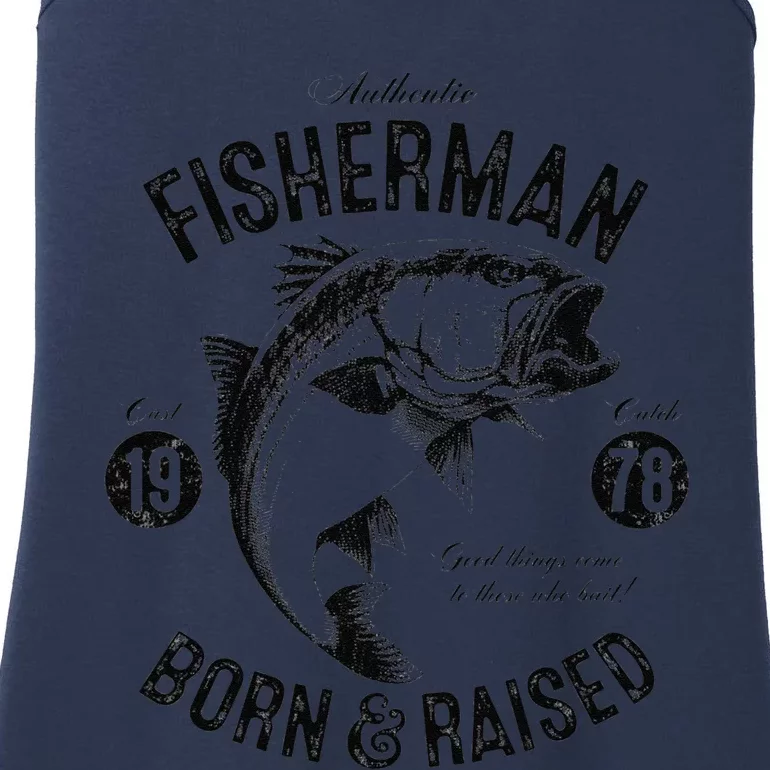 45 Year Old Fisherman Fishing 1978 45th Birthday Gift Ladies Essential Tank