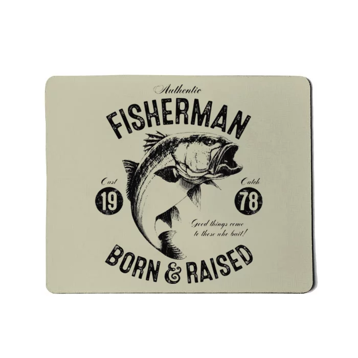 45 Year Old Fisherman Fishing 1978 45th Birthday Gift Mousepad