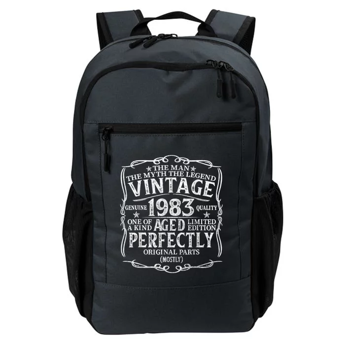 40 Year Old Gift Vintage 1983 Man Myth Legend 40th Birthday Daily Commute Backpack