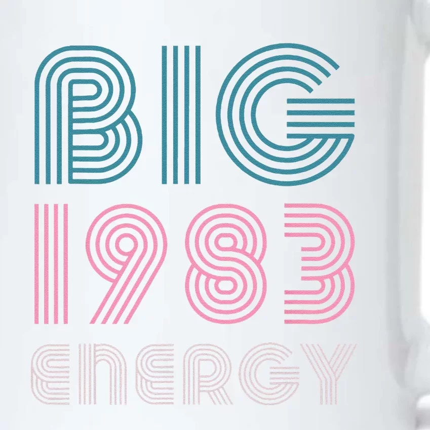 40 Years Old Birthday Born In 1983 Big 1983 Energy Black Color Changing Mug