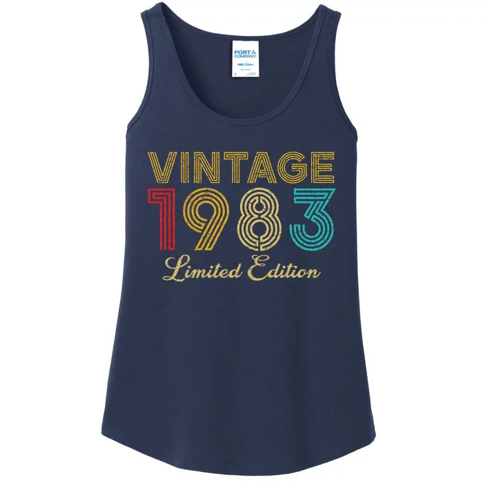 40 Years Old Vintage 1983 Limited Edition 40th Birthday Ladies Essential Tank