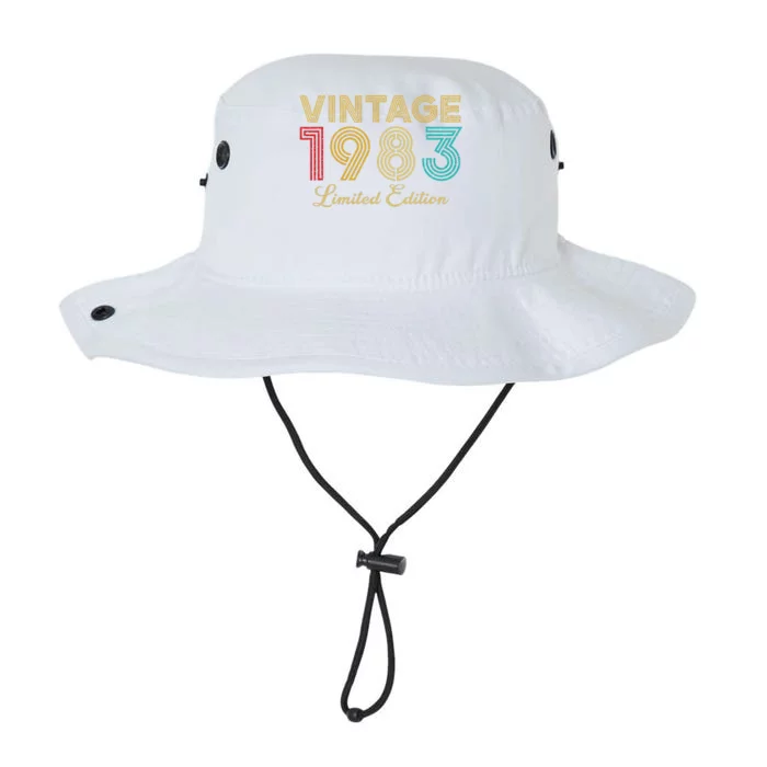 40 Years Old Vintage 1983 Limited Edition 40th Birthday Legacy Cool Fit Booney Bucket Hat