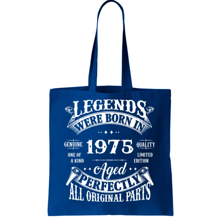 47 Years Old Vintage 1975 Limited Edition 57th Birthday Tote Bag