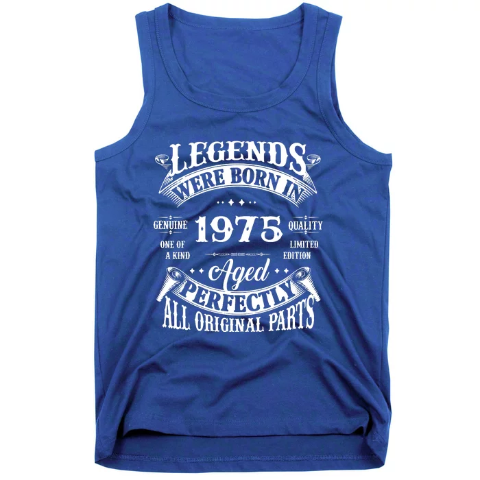 47 Years Old Vintage 1975 Limited Edition 57th Birthday Tank Top