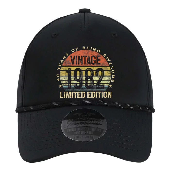 40 Year Old Gifts Vintage 1982 Limited Edition 40th Birthday Performance The Dyno Cap