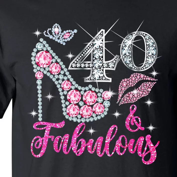 40 Years Old Gifts 40 & Fabulous Since 1983 40th Birthday Tall T-Shirt