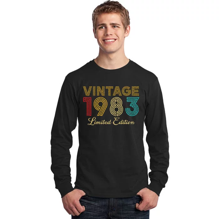 40 Years Old Vintage 1983 Limited Edition 40th Birthday Tall Long Sleeve T-Shirt