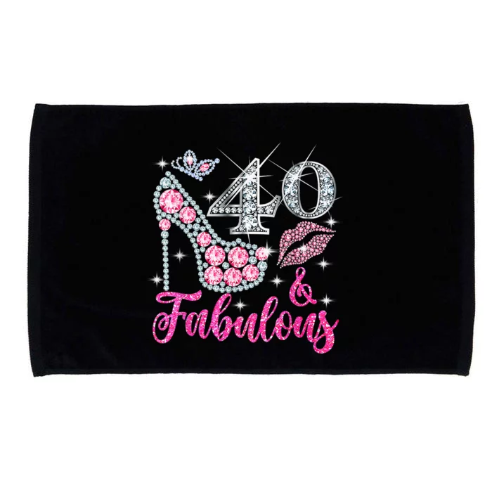 40 Years Old Gifts 40 & Fabulous Since 1983 40th Birthday Microfiber Hand Towel