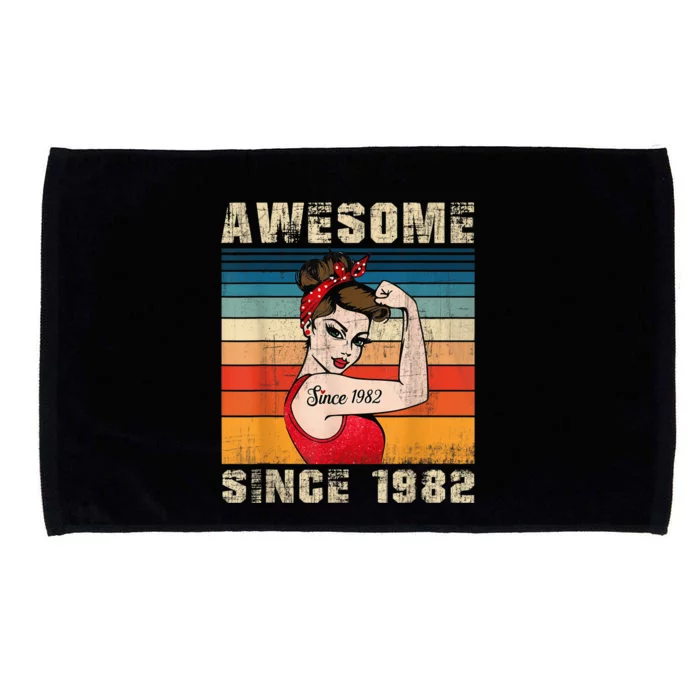 41 Year Old Awesome Since 1982 41st Birthday Gifts Wo Microfiber Hand Towel