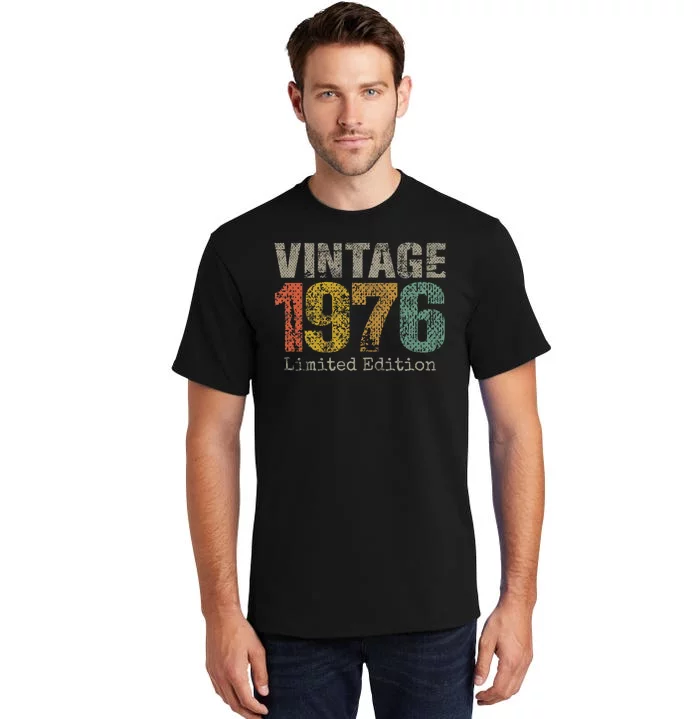 48 Year Old Gifts Vintage 1976 Limited Edition 48th Birthday Tall T-Shirt