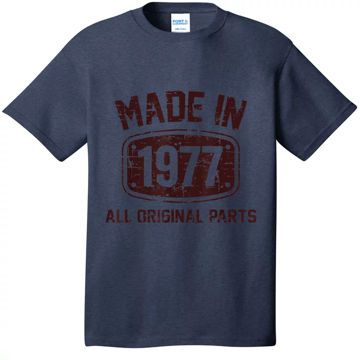 45 Years Old Made in 1977 All Original Parts 45th Birthday T-Shirt