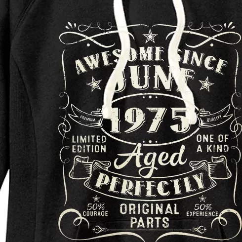 48 Year Old Awesome Since June 1975 48th Birthday (1) Women's Fleece Hoodie