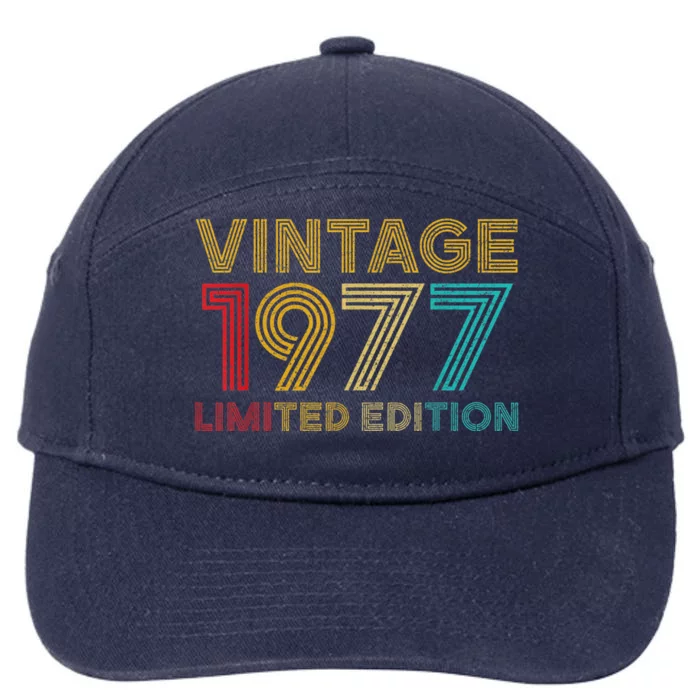 45 Years Old Vintage 1977 Limited Edition 45th Birthday 7-Panel Snapback Hat