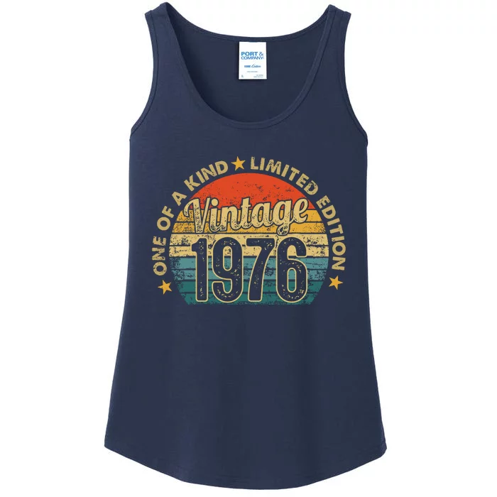 46 Years Old Vintage 1976 Limited Edition 46th Ladies Essential Tank