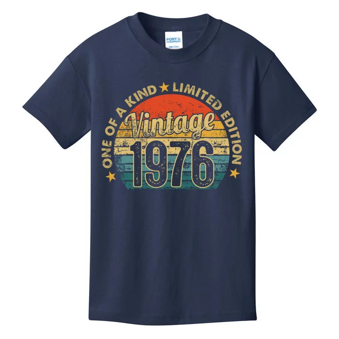 46 Years Old Vintage 1976 Limited Edition 46th Kids T-Shirt