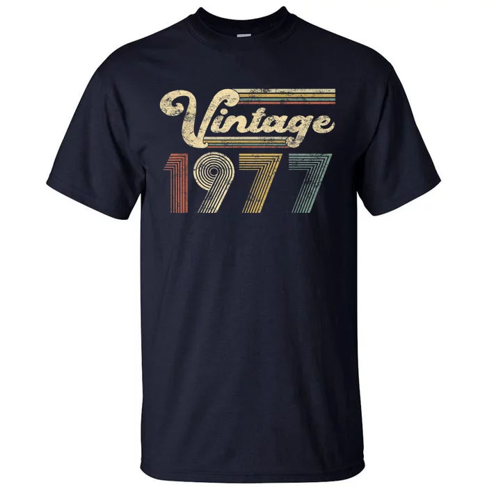 45 Years Old - Vintage Best Of 1977 45th Birthday Present Gifts Tall T-Shirt