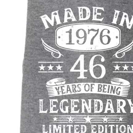 46 Years Old Made In 1976 Shirt 46th Birthday Gift Doggie 3-End Fleece Hoodie