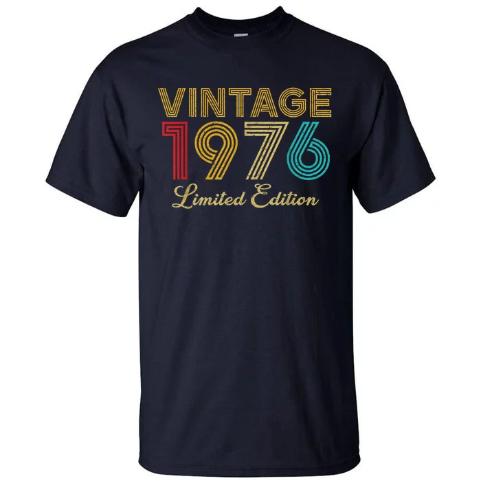 47 Years Old Vintage 1976 Limited Edition 47th Birthday Tall T-Shirt