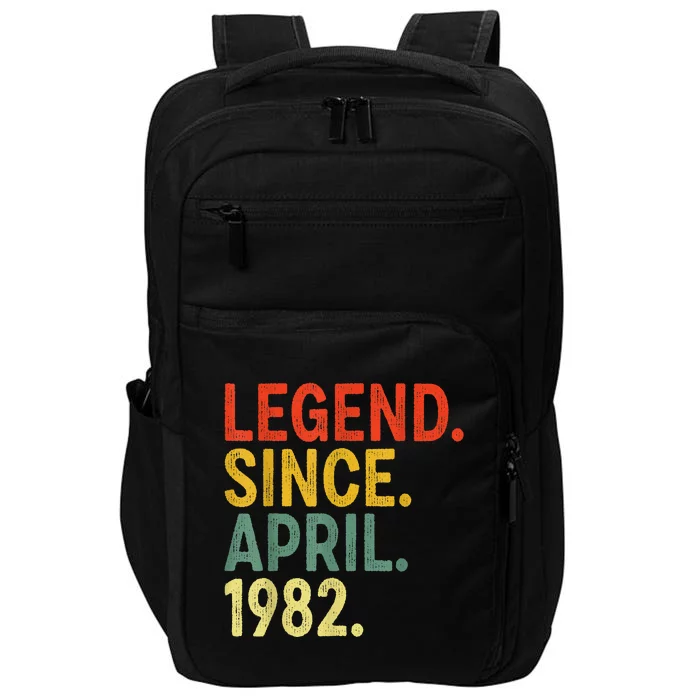 41 Year Old Legend Since April 1982 41st Birthday Impact Tech Backpack