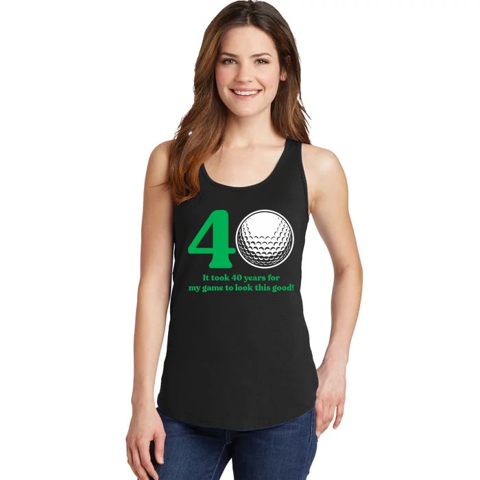 40 Year Old Golfer: Golfing Golf 1982 40th Birthday Ladies Essential Tank