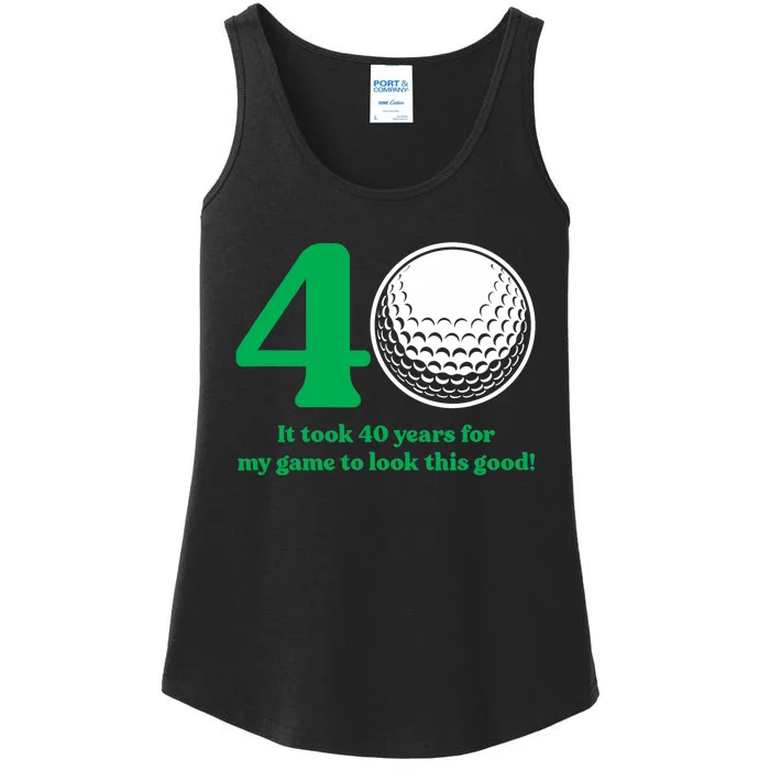 40 Year Old Golfer: Golfing Golf 1982 40th Birthday Ladies Essential Tank