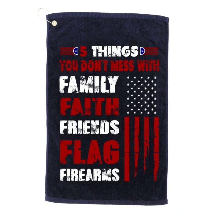 5 Things You Do Not Mess With Pro America Platinum Collection Golf Towel