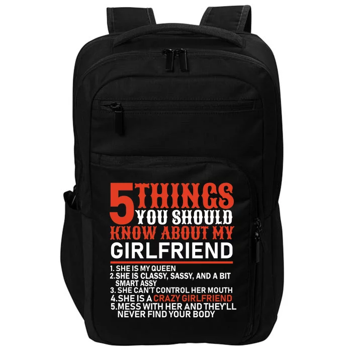 5 Things You Should Know About My Girlfriend Impact Tech Backpack