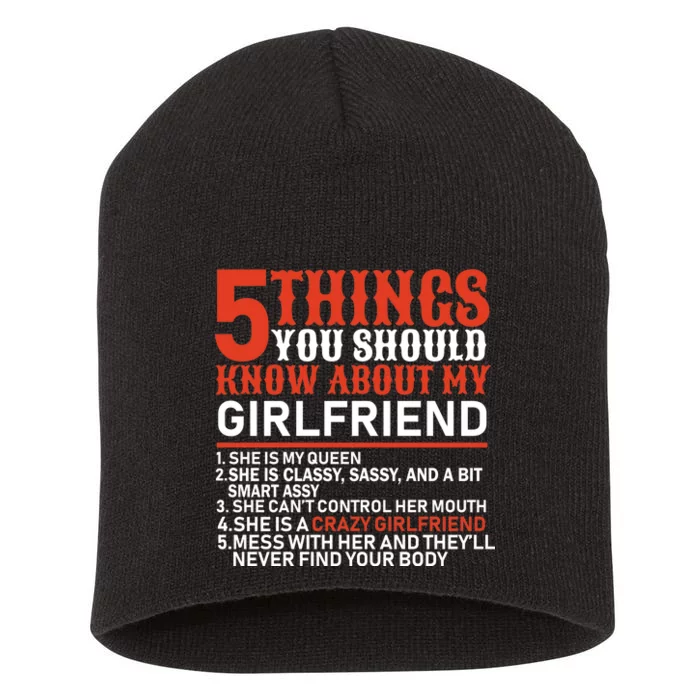 5 Things You Should Know About My Girlfriend Short Acrylic Beanie