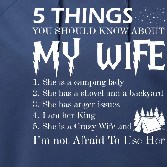 5 Things You Should Know About My Wife Performance Fleece Hoodie