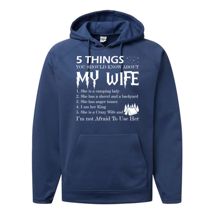 5 Things You Should Know About My Wife Performance Fleece Hoodie