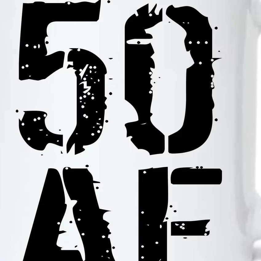 50 AF 50th Birthday Black Color Changing Mug