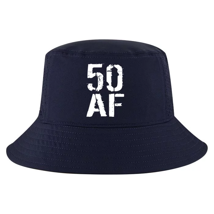 50 AF 50th Birthday Cool Comfort Performance Bucket Hat