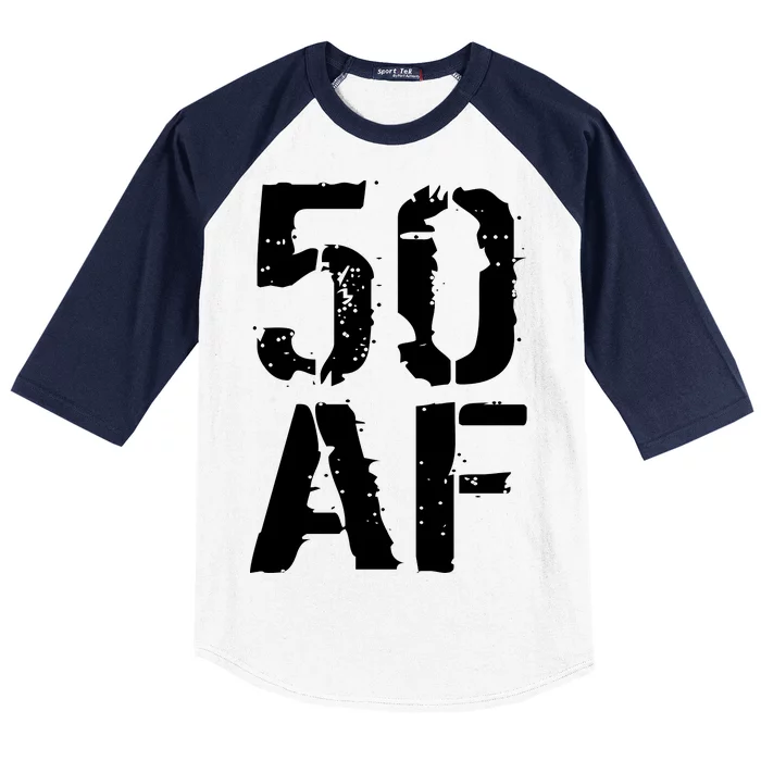 50 AF 50th Birthday Baseball Sleeve Shirt