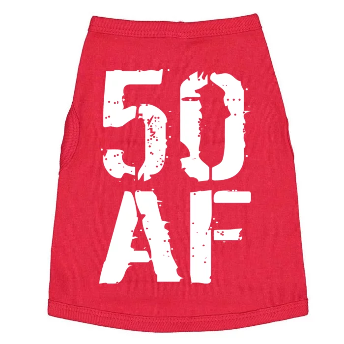 50 AF 50th Birthday Doggie Tank