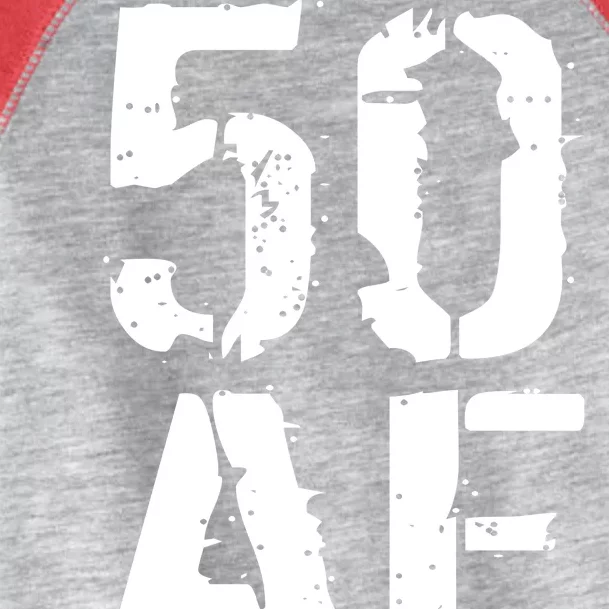 50 AF 50th Birthday Toddler Fine Jersey T-Shirt