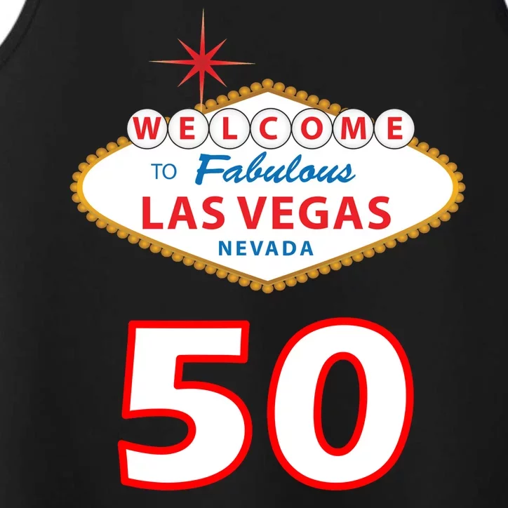 50 Years Old In Vegas - 50th Birthday Performance Tank