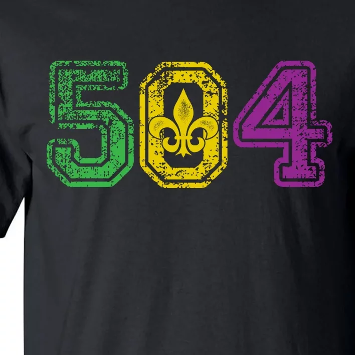 504 New Orleans Mardi Gras Tall T-Shirt