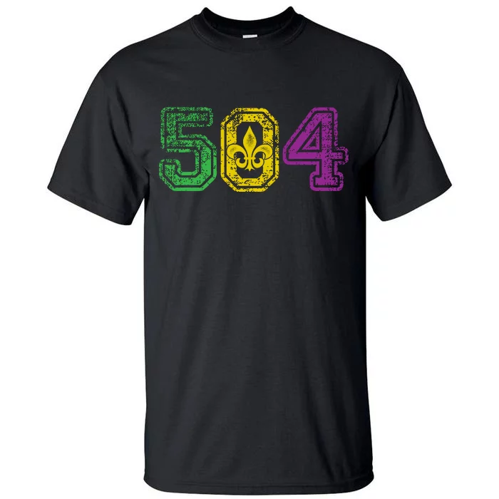 504 New Orleans Mardi Gras Tall T-Shirt