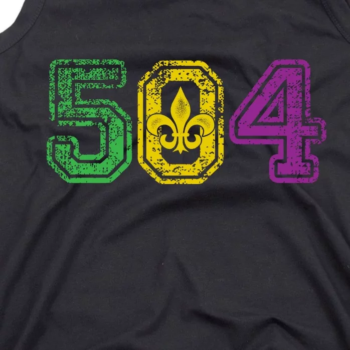 504 New Orleans Mardi Gras Tank Top