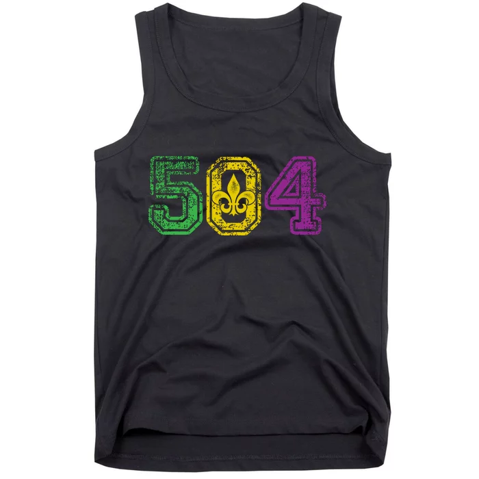 504 New Orleans Mardi Gras Tank Top