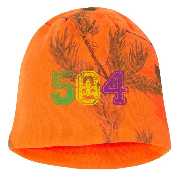 504 New Orleans Mardi Gras Kati - Camo Knit Beanie